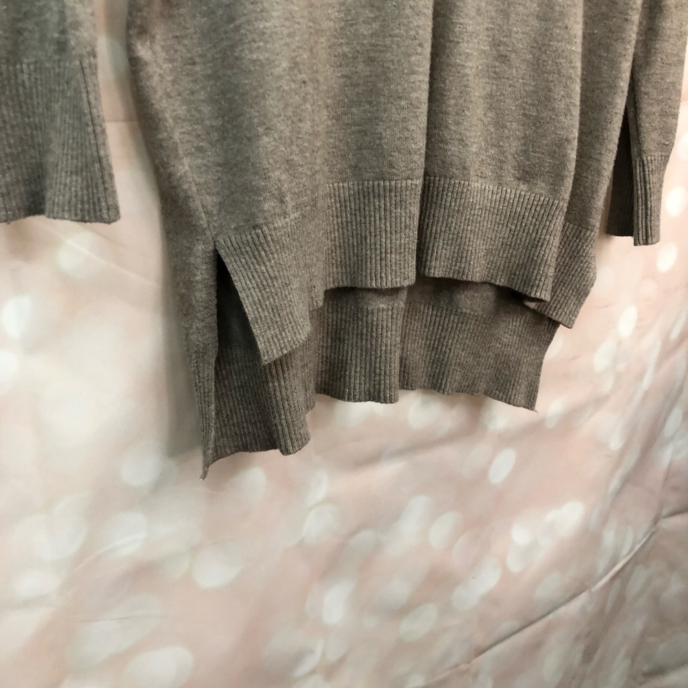 V-Neck Soft Sweater, Heather Mocha - Picture 5 of 10